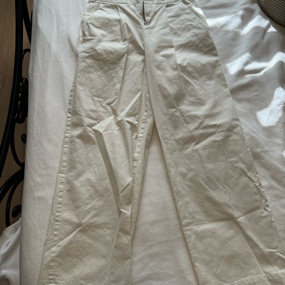 A New Day Chic Cream Wide-Leg Pants